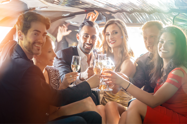 corporate events are another occasion to celebrate in a limo